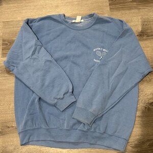 Project Social T Blue crewneck sweathsirt